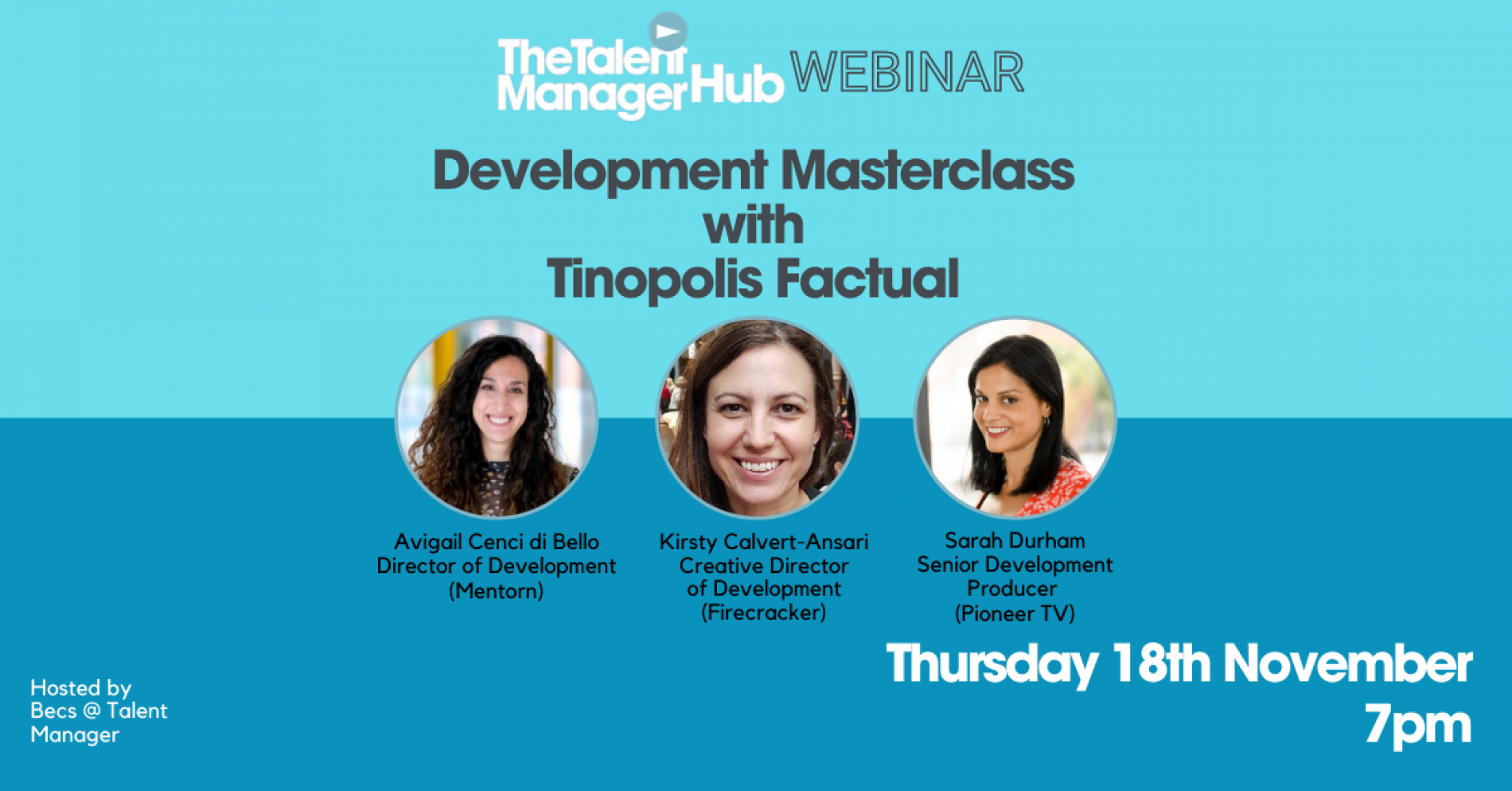 Development Masterclass with Tinopolis Factual