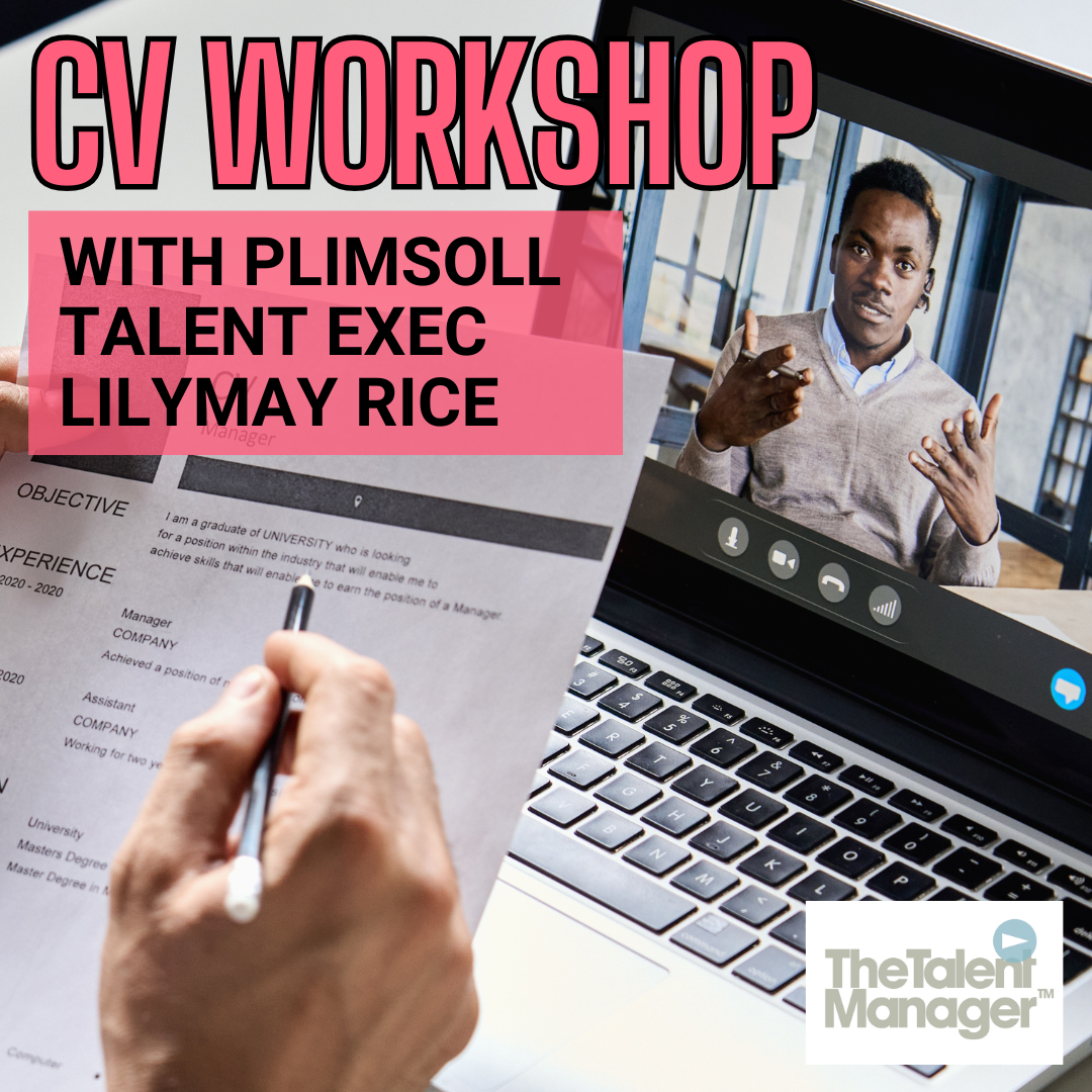 CV & Cover Letter Workshop with Plimsoll Talent Executive Lilymay Rice