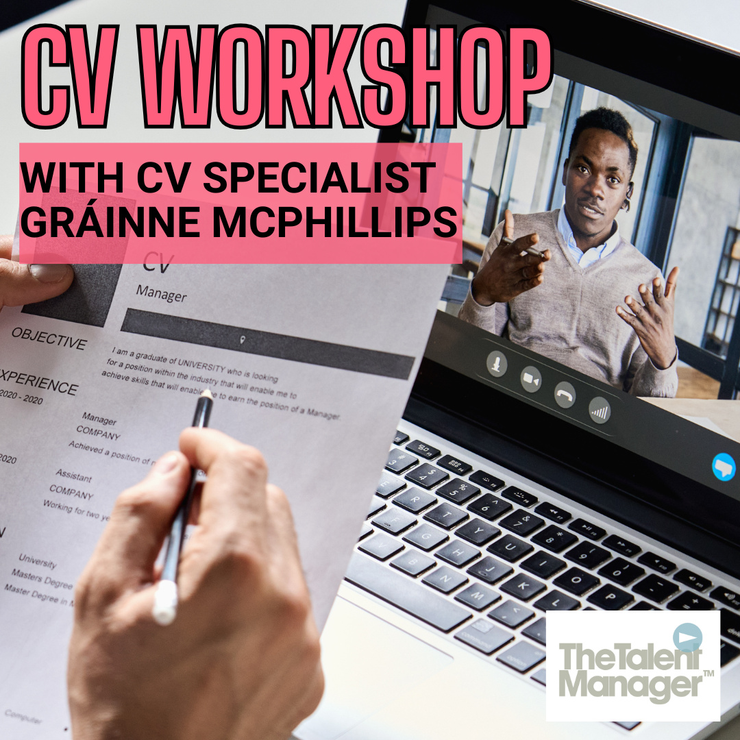 CV & Cover Letter Workshop with CV Specialist for TV & Media Professionals, Gr&aacute;inne McPhillips