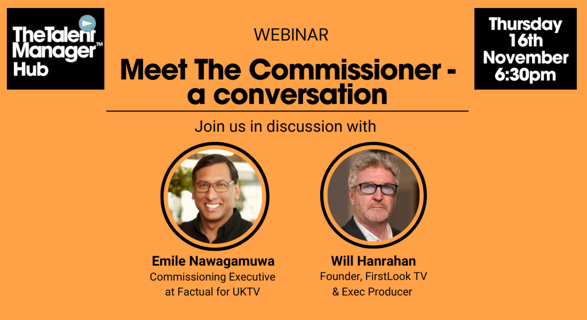 Meet The Commissioner Webinar: UKTV's Emile Nawagamuwa