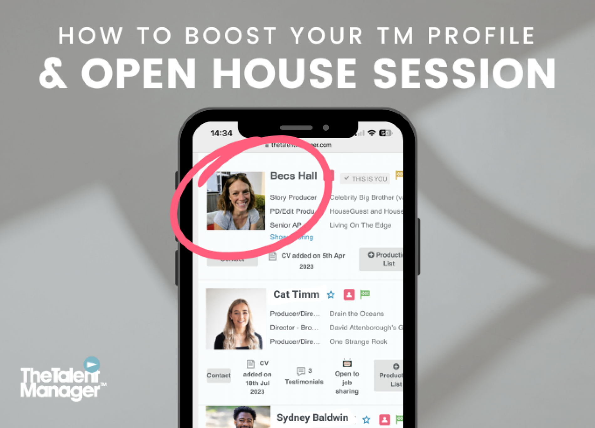 How To Boost Your TM Profile Session with Networking
