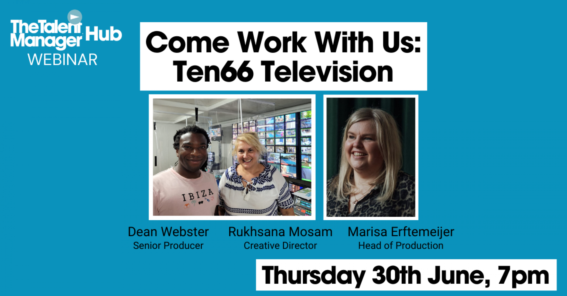 Come Work With Us - Ten66 Television